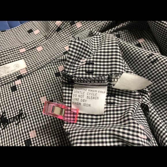 Cotton and polyester wrinkle free blouse. Square bottom. - Picture 5 of 5